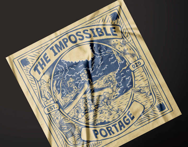 Cover image for THE IMPOSSIBLE PORTAGE