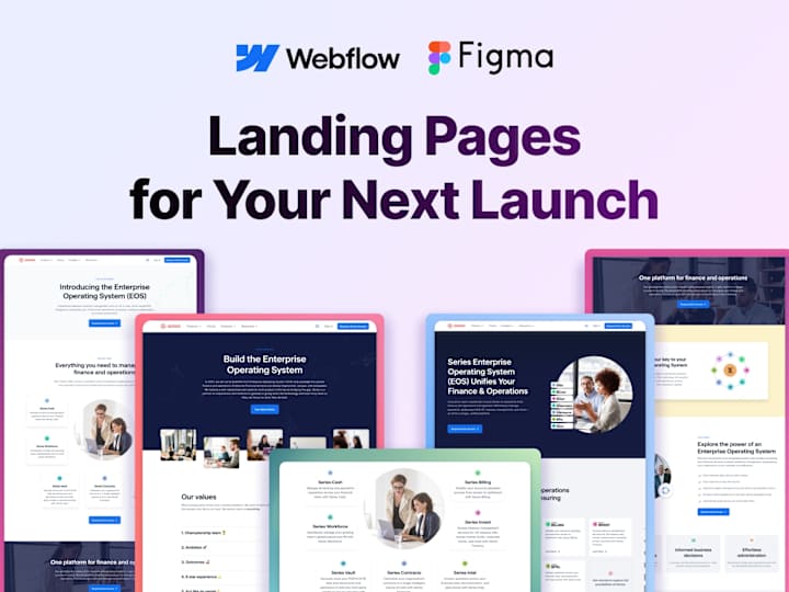 Cover image for Webflow Landing Page