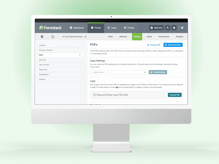 Cover image for Formstack | Revamping SaaS Exports for Improved Usability