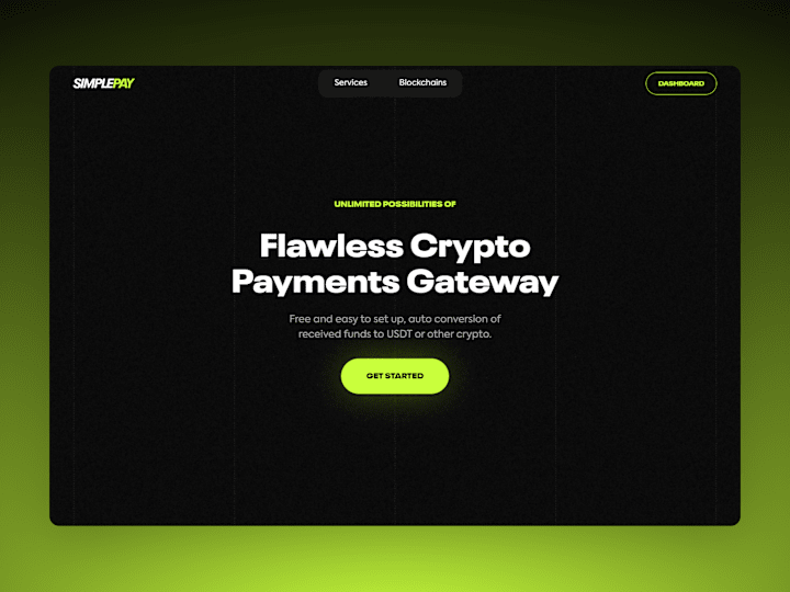 Cover image for SimplePay - Crypto Paymens Gateway