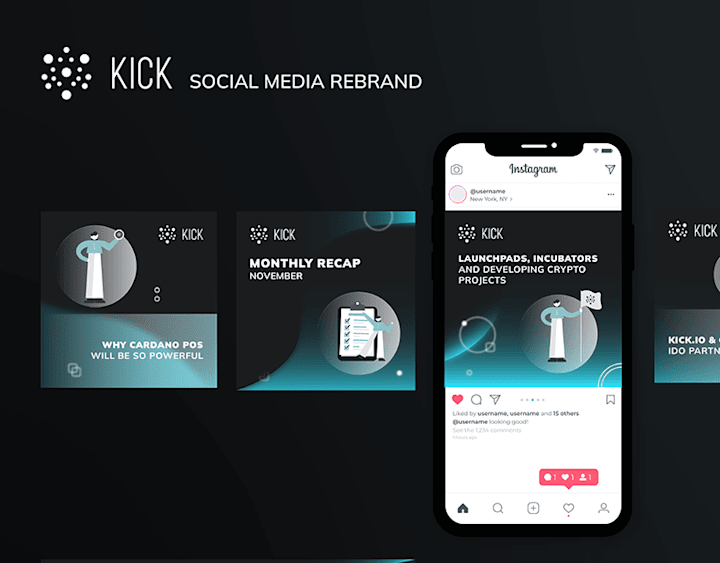 Cover image for Kick Social Media Rebrand