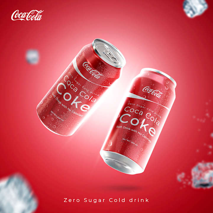 Cover image for Coca Cola Ad :: Behance