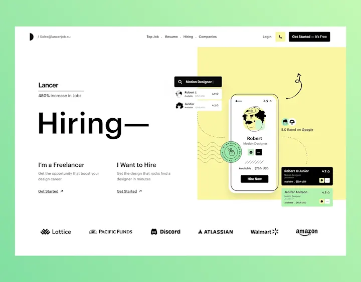 Cover image for Hiring Website