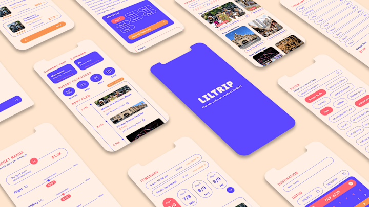 Cover image for Mobile App design for travelling