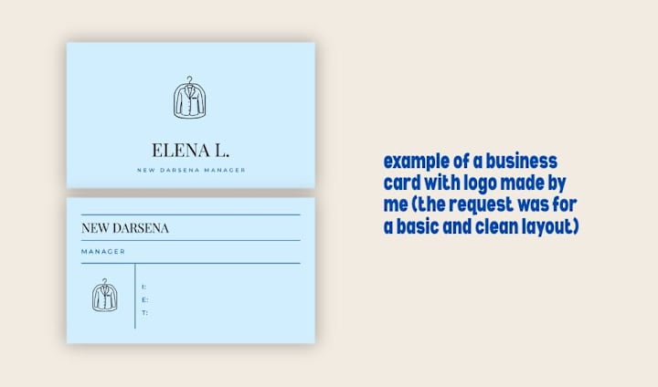 Cover image for Minimal Laundry Logo + Business Card Design