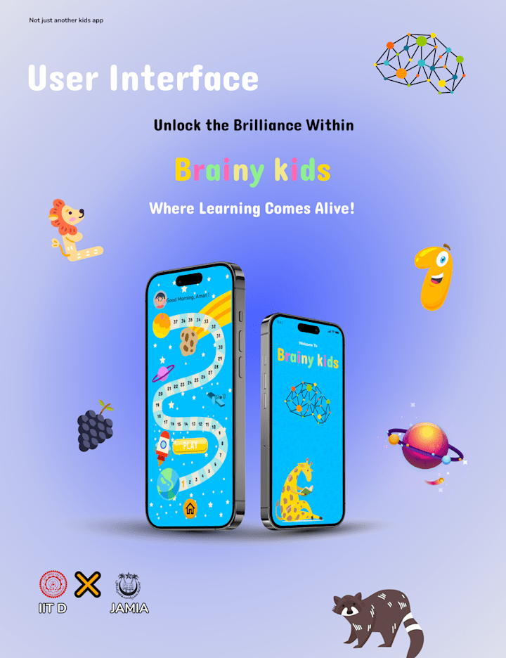 Cover image for Brainy Kids - Cognitive Development app for pre-schoolers (UI &…