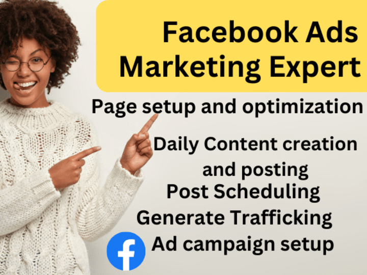 Cover image for Facebook ads campaign, fb marketing, advertising