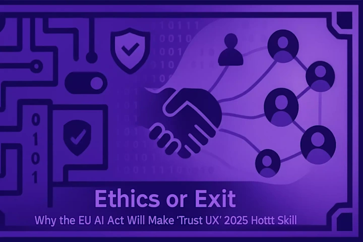 Cover image for Ethics or Exit: Why the EU AI Act Will Make “Trust UX” 2025’s Hottest Skill