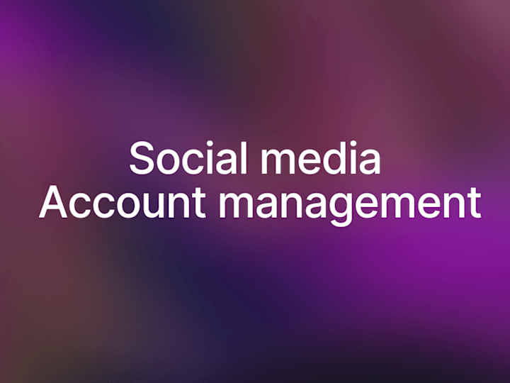 Cover image for Social Media Account Management