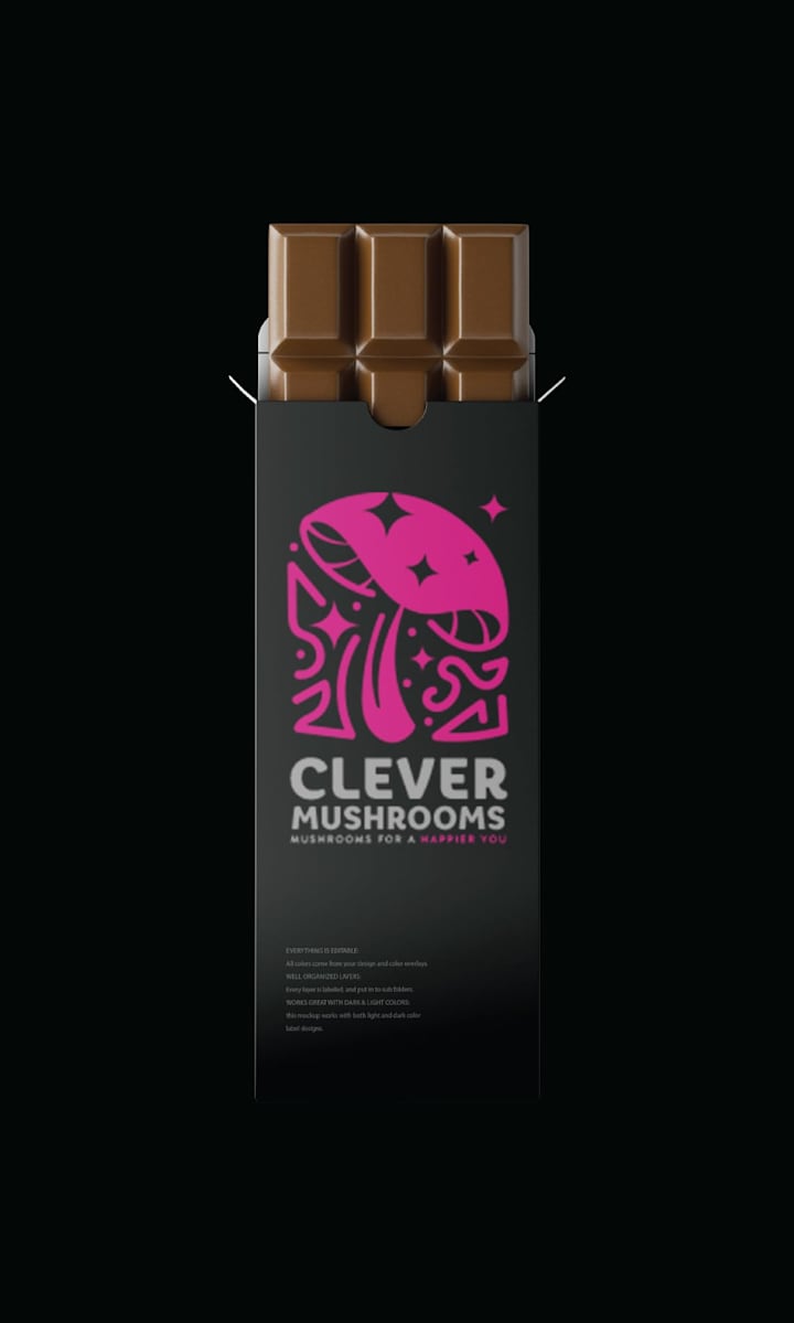 Cover image for Logo for Clever Mushrooms