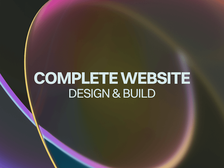 Cover image for COMPLETE WEBSITE – DESIGN & BUILD