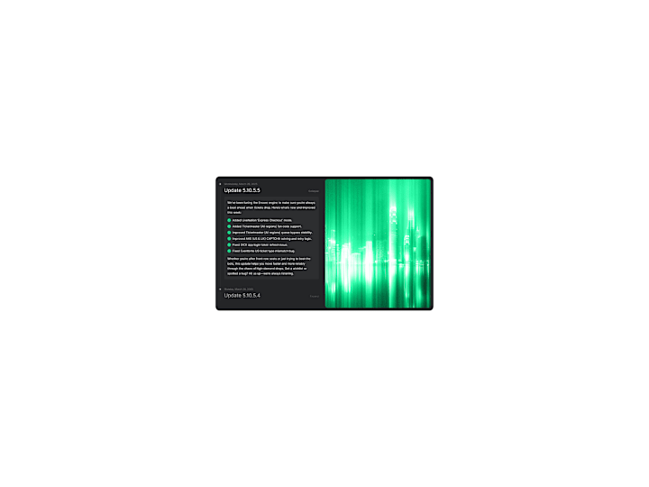 Cover image for Changelog.