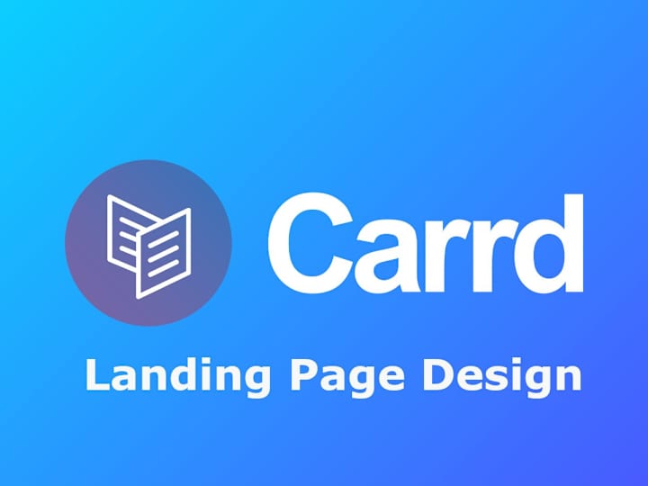 Cover image for Carrd Landing Page Design