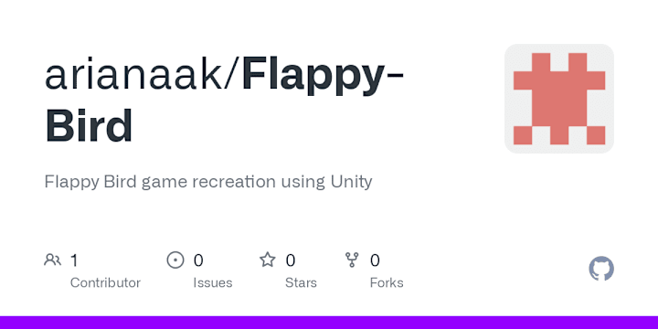 Cover image for Flappy Bird Remake in Unity