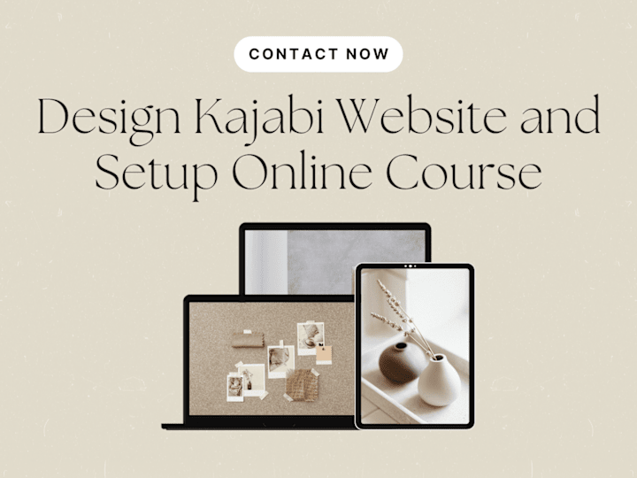 Cover image for Design kajabi website and setup online course or coaching