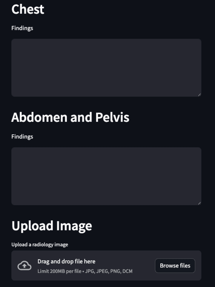 Cover image for AI-Powered Radiology Report Generator