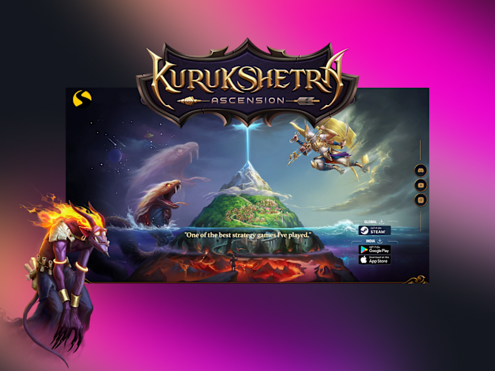 Cover image for Kurukshetra: Ascension | Indian Strategy Game