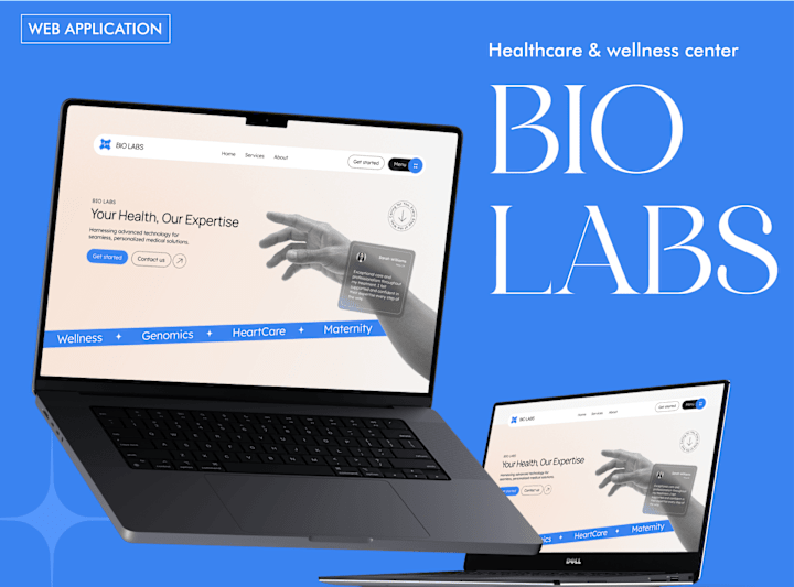 Cover image for Bio Labs | Healthcare & Wellness Centre Website Design