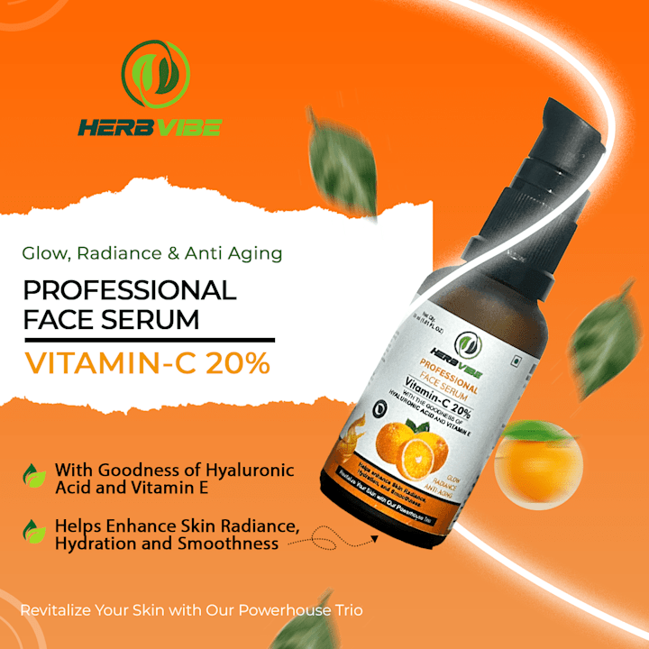 Cover image for Herbvibe Face sirum Ecommerce designs