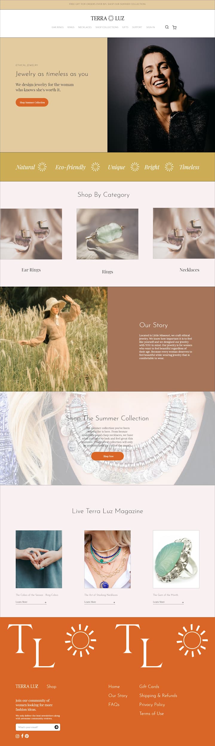 Cover image for Terra Luz : An ethical jewelry brand