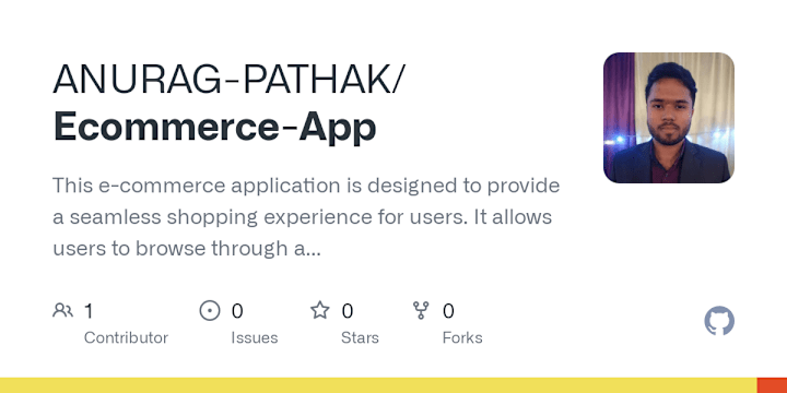 Cover image for ANURAG-PATHAK/Ecommerce-App
