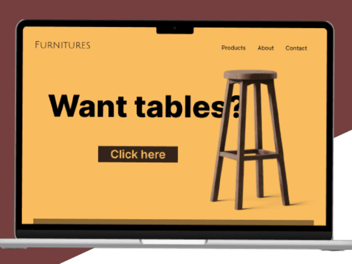 Cover image for Furniture : Web design