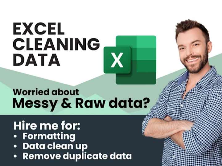 Cover image for Clean, Format, Organize, Sort, Merge Data in Excel