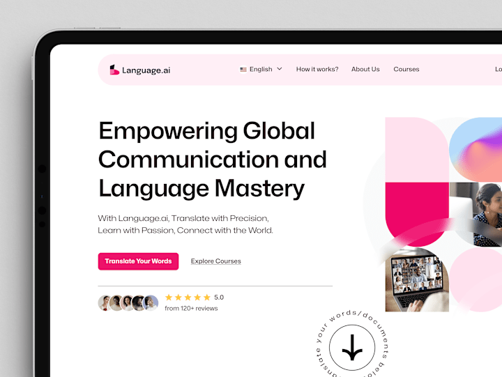 Cover image for Language AI (Landing page project)