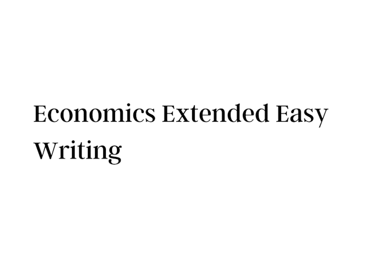 Cover image for I will write high quality economics, extended, tok, ib, and ia 