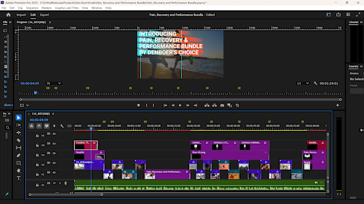 Cover image for Video editing services for all needs.