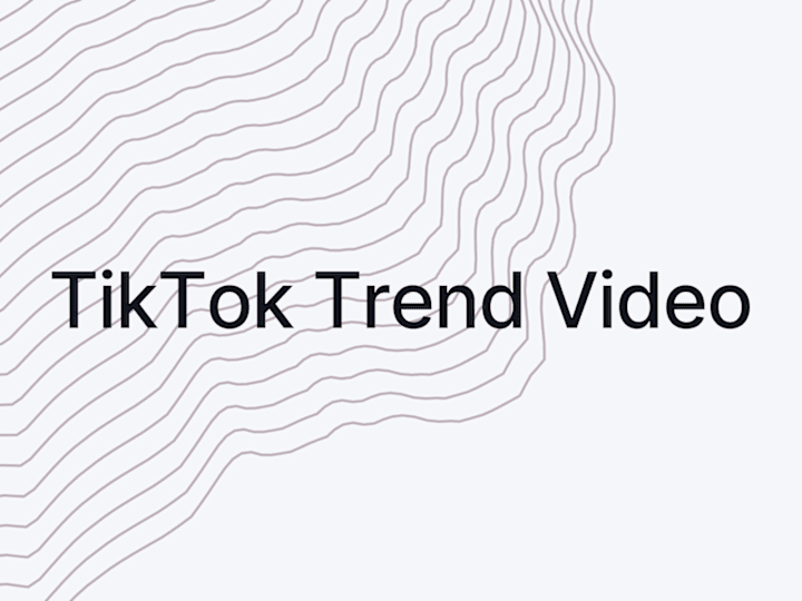 Cover image for TikTok Trend Video