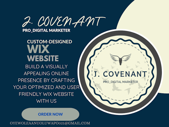 Cover image for  WIX Website design and development