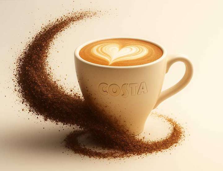 Cover image for Costa Coffee – AI Commercial Video