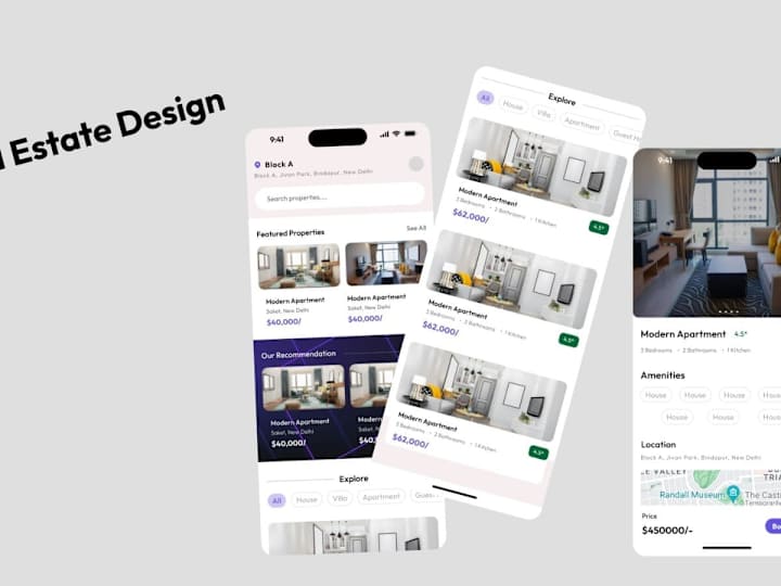 Cover image for I will design mobile application with figma