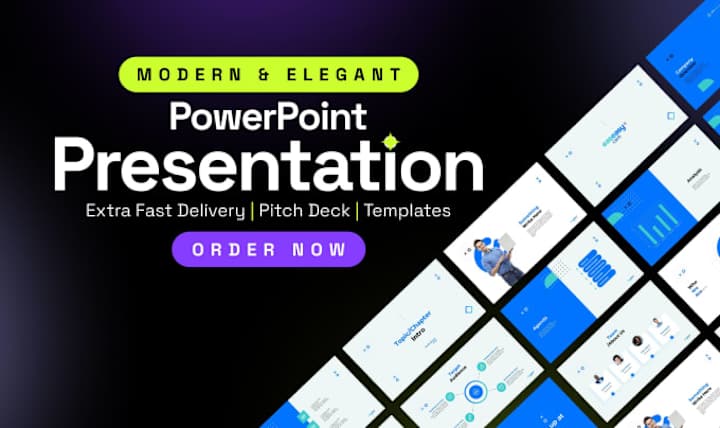 Cover image for I will design superior powerpoint presentation, pitch slide dec…