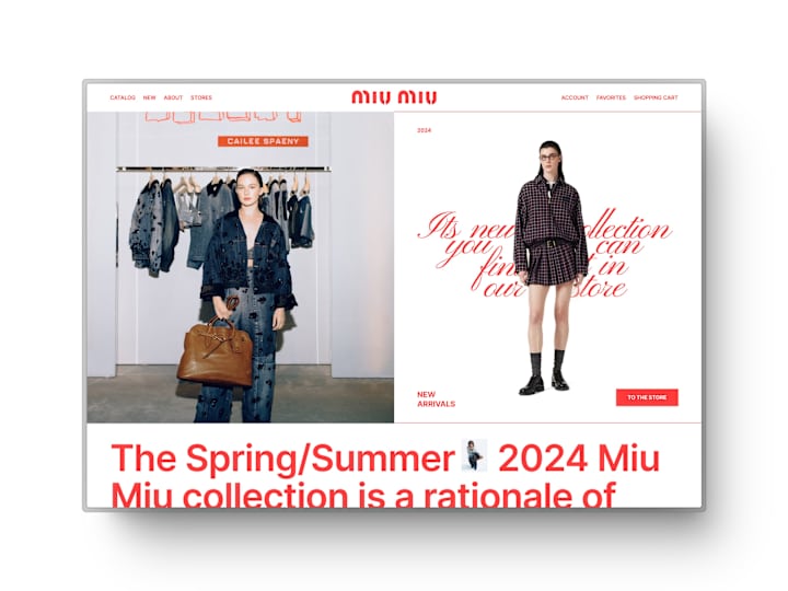 Cover image for Miu Miu Redesign Concept