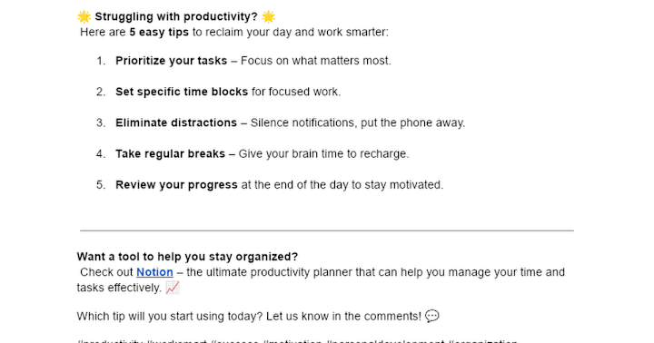 Cover image for 5 Productivity Tips for Smarter Work