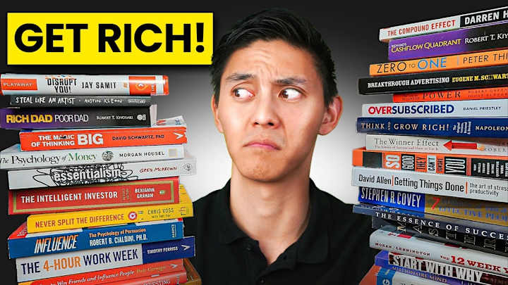 Cover image for The BEST Books to read if you want to GET RICH! (Tier List)