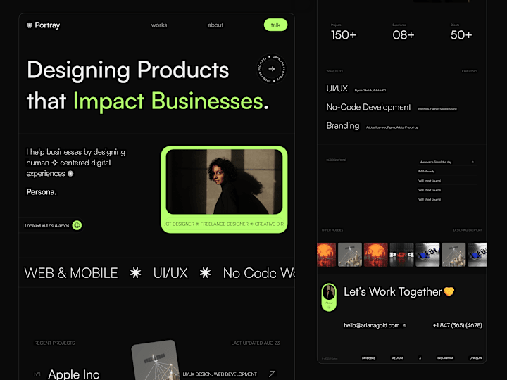 Cover image for Creative Portfolio Framer Template