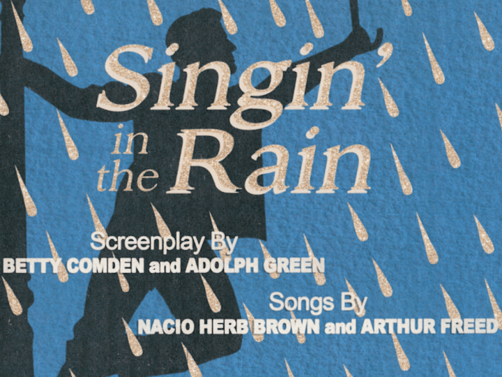 Cover image for "Singin' in the Rain" | Poster Design