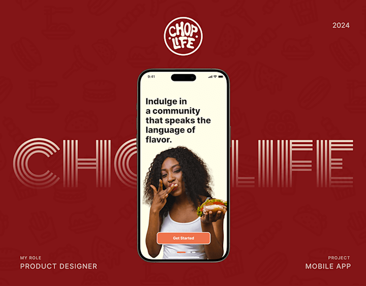 Cover image for ChopLife mobile App casestudy :: Behance
