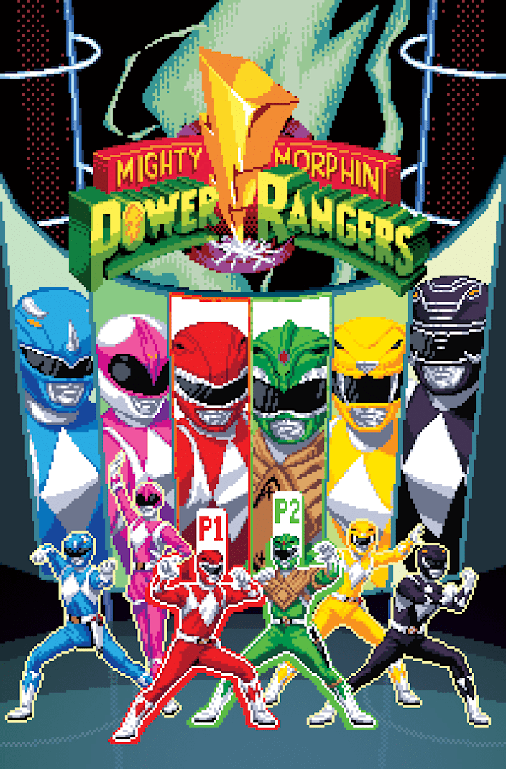 Cover image for Power Rangers Pixel Art Covers :: Behance