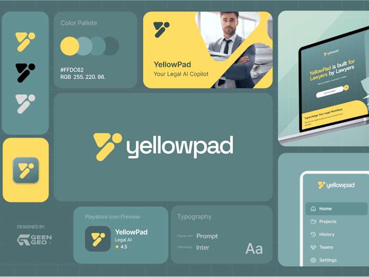 Cover image for Logo,Branding & Web - YellowPad