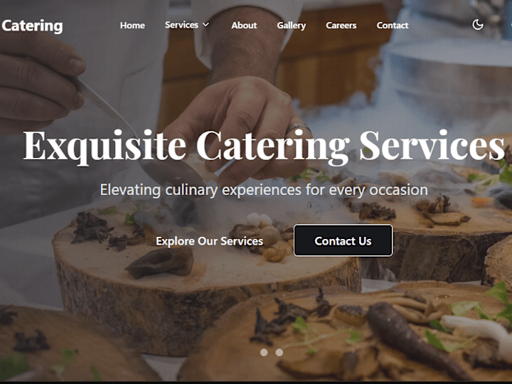 Cover image for Catering Services Website