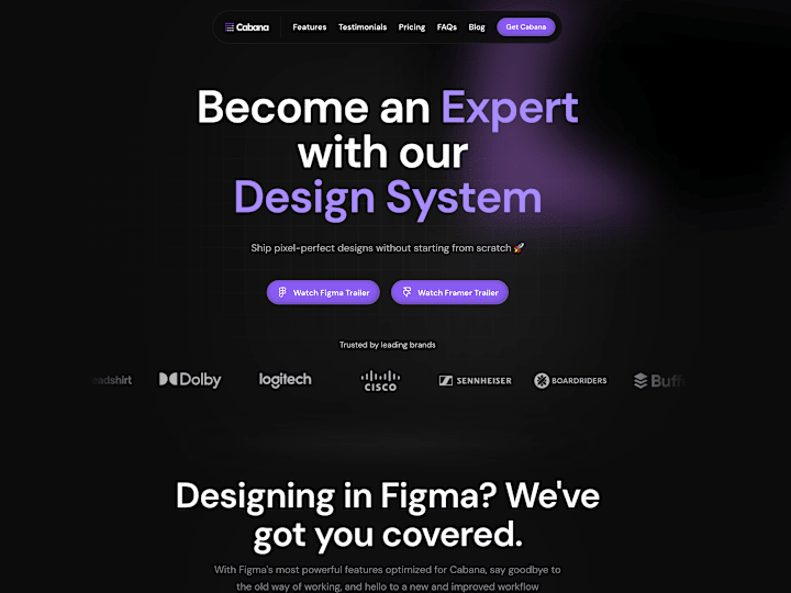 Cover image for Cabana - Design System for Figma & Framer