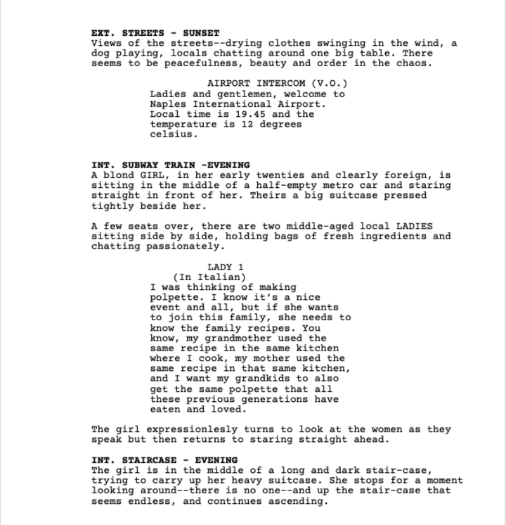Cover image for PROOFREADING: Screenwriting