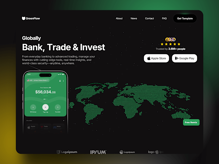 Cover image for GreenFlow A Conversion-Focused Framer Template 
