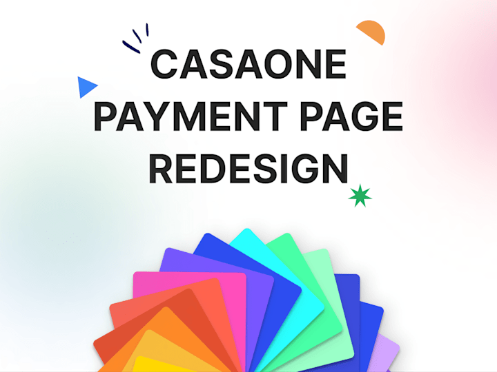 Cover image for CASAONE PAYMENT PAGE REDESIGN