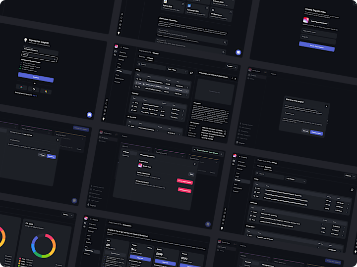 Cover image for Graphlit - AI Dashboard UI/UX Design