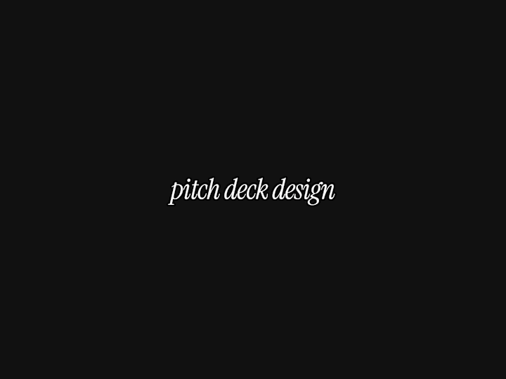 Cover image for Fast pitch deck design